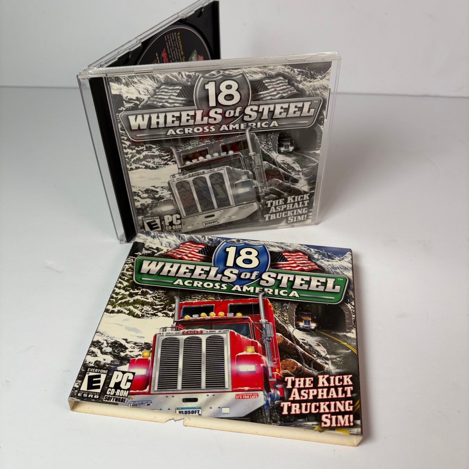 18 Wheels of Steel Across America PC CD-ROM ValuSoft THQ Trucking Simulation