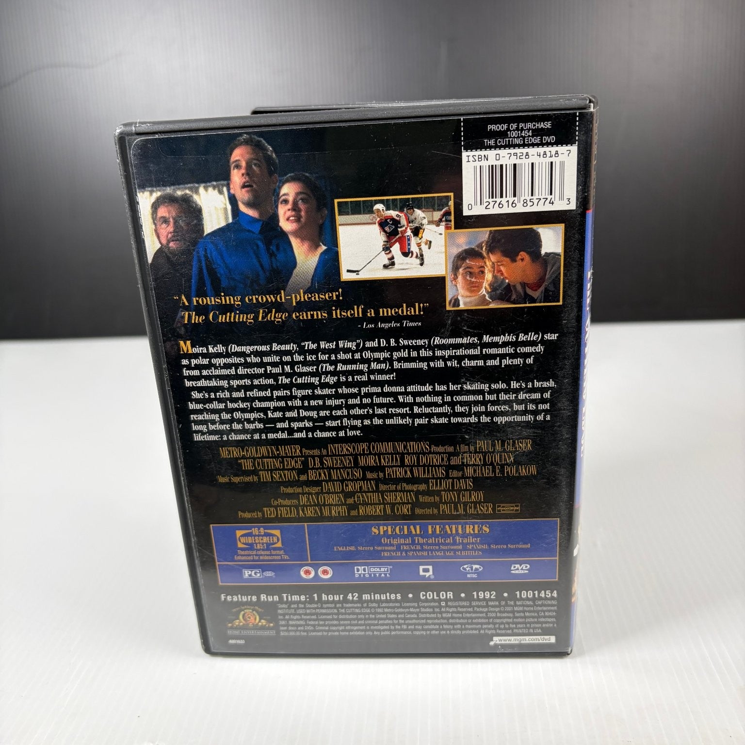 The Cutting Edge DVD 1992 D.B. Sweeney Moira Kelly Romantic Sports Film