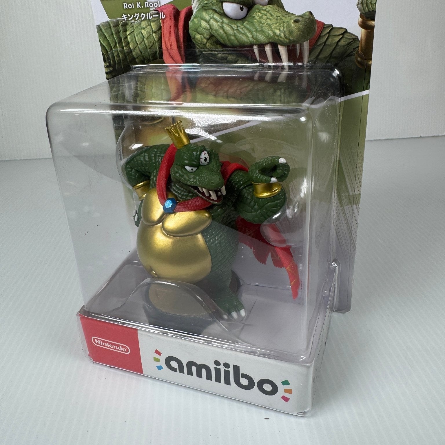 Nintendo Super Smash Bros King K. Rool Amiibo Figure Switch 3DS