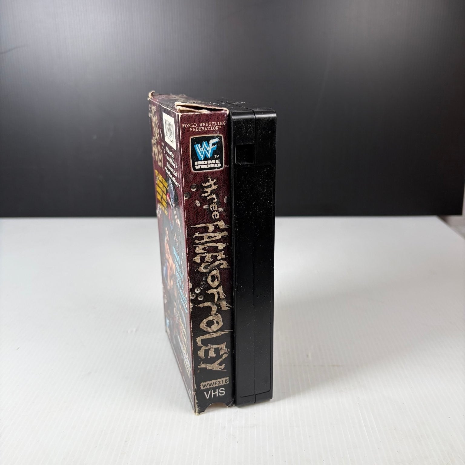 Three Faces of Foley VHS 1998 Wrestling WWF Video Mankind Dude Love Mick Foley
