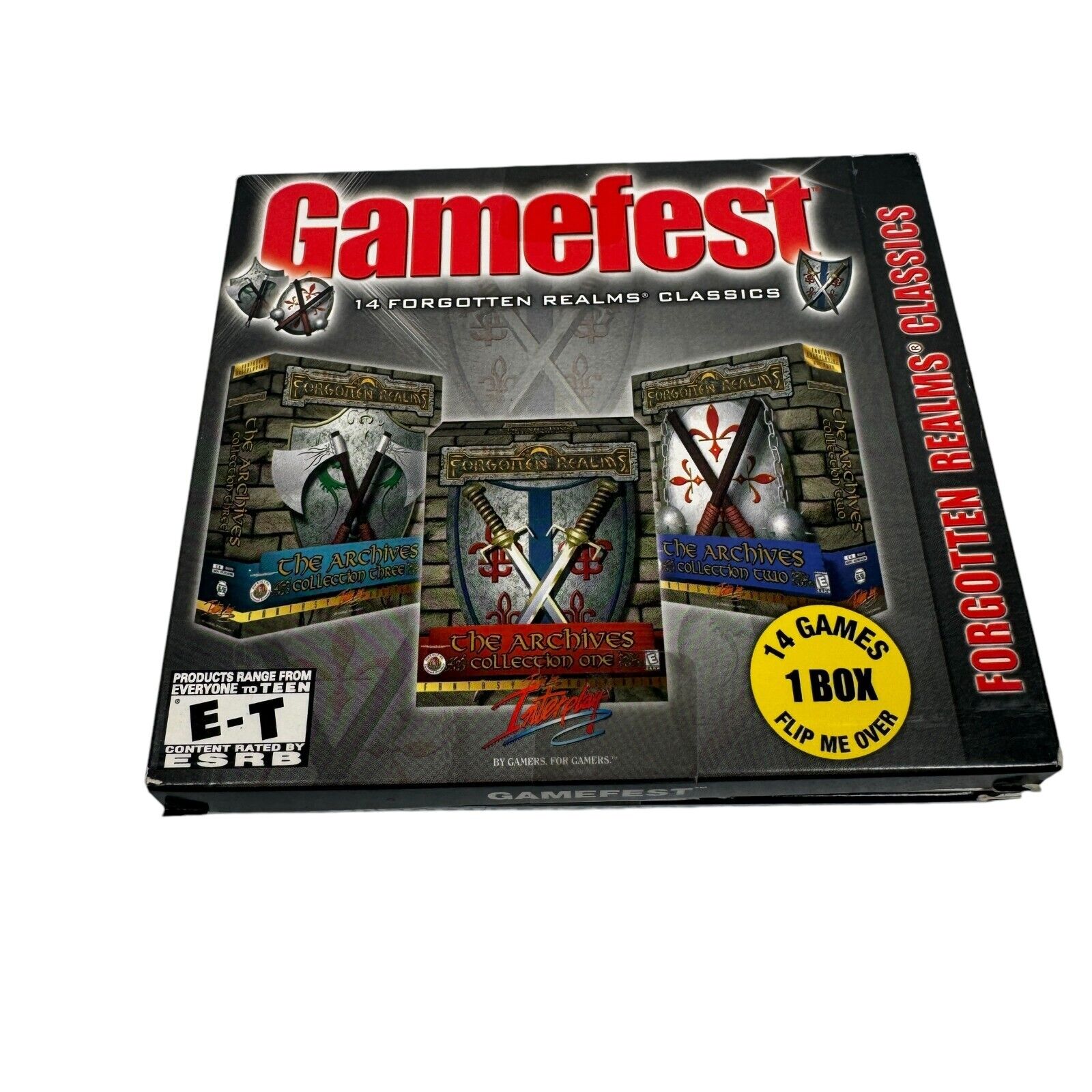 Gamefest 14-Game Compilation of Forgotten Realms Classics for PC AD&D w/ Wheels