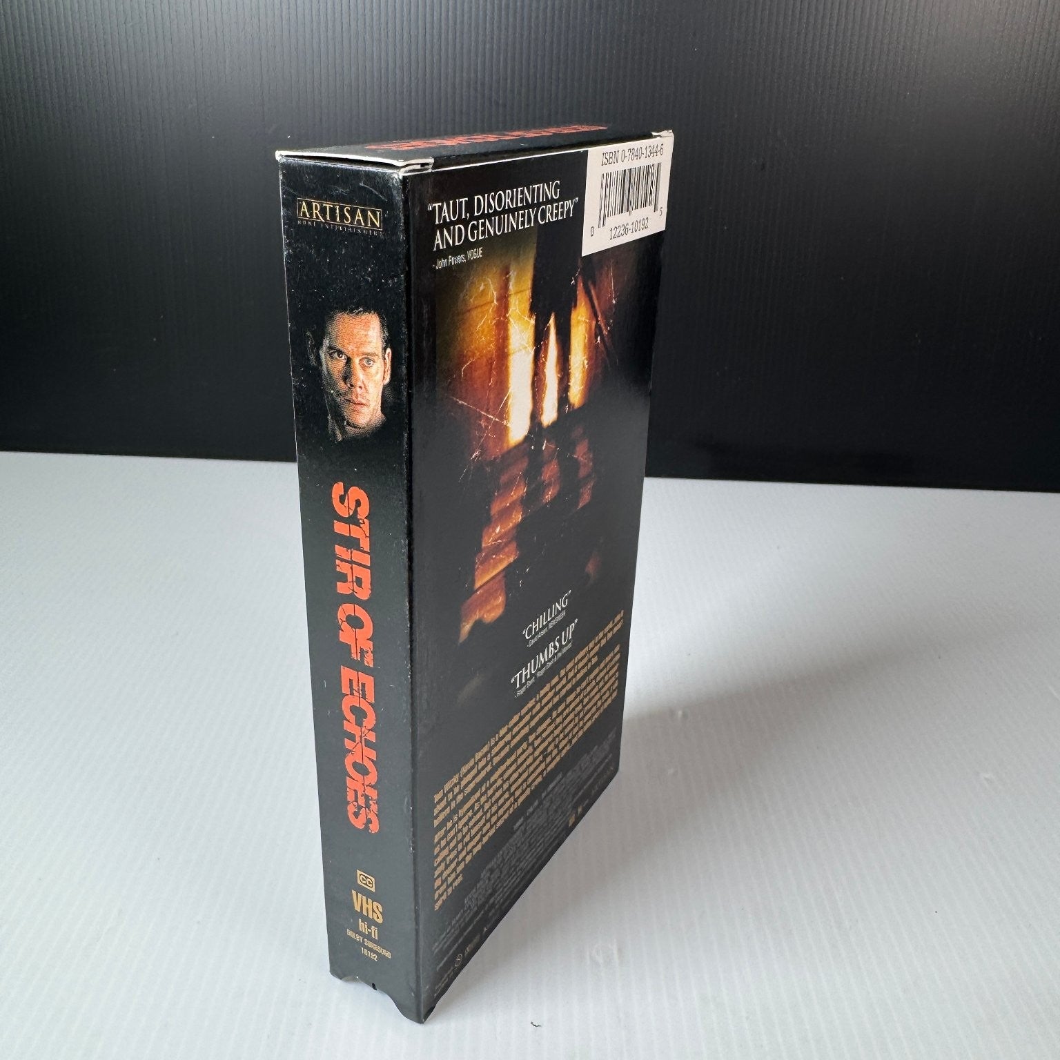 Stir of Echoes VHS 1999 Horror Kevin Bacon Artisan Home Entertainment