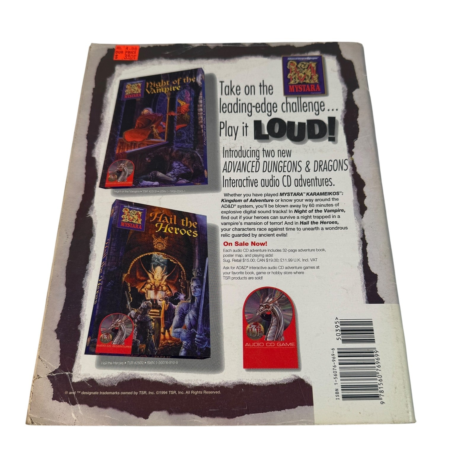 Vintage Dragon Magazine Issue 211 Dungeons & Dragons October 1994 Fantasy RPG