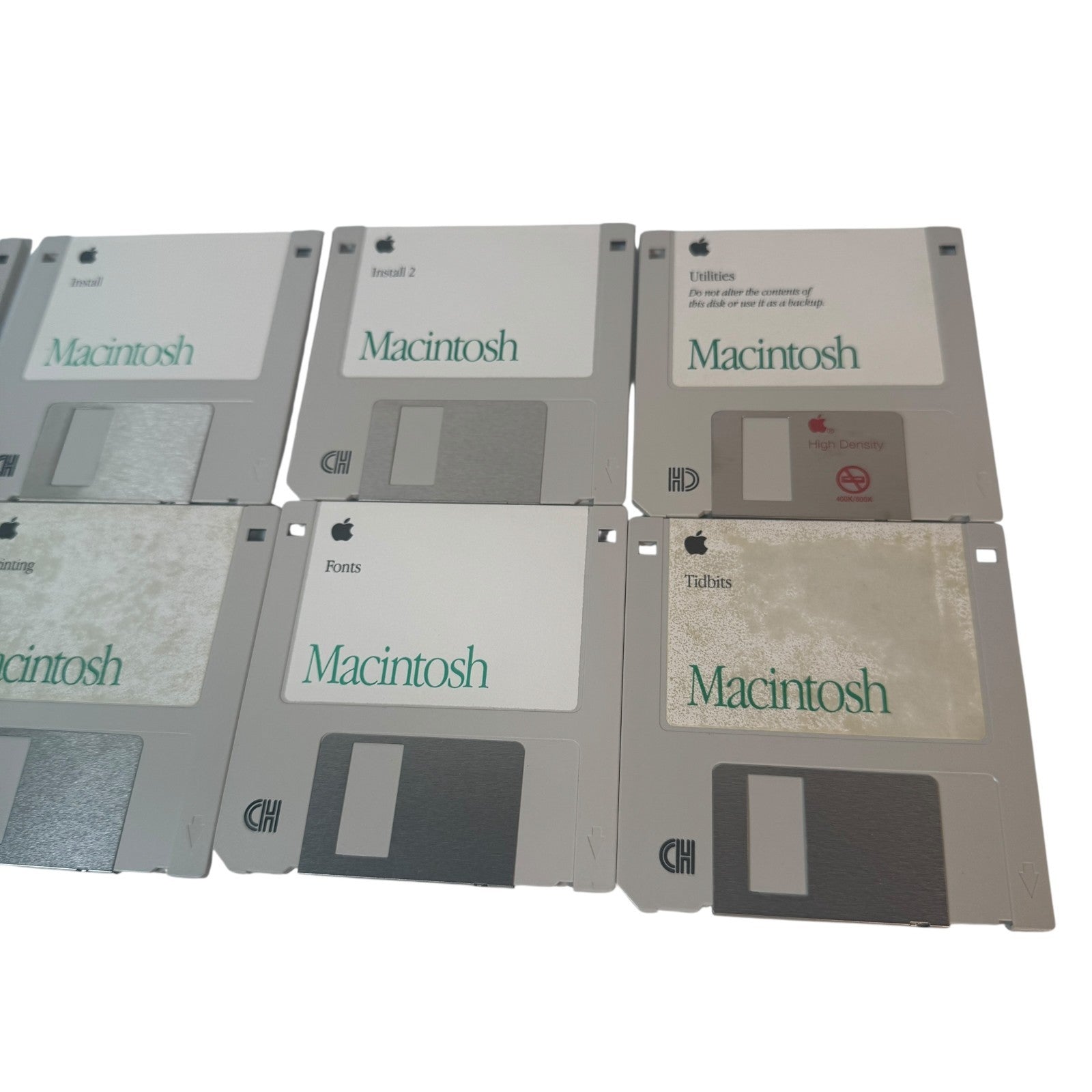 Vintage Macintosh Quadra 610 / 650 OS System Disk Install Set of 8