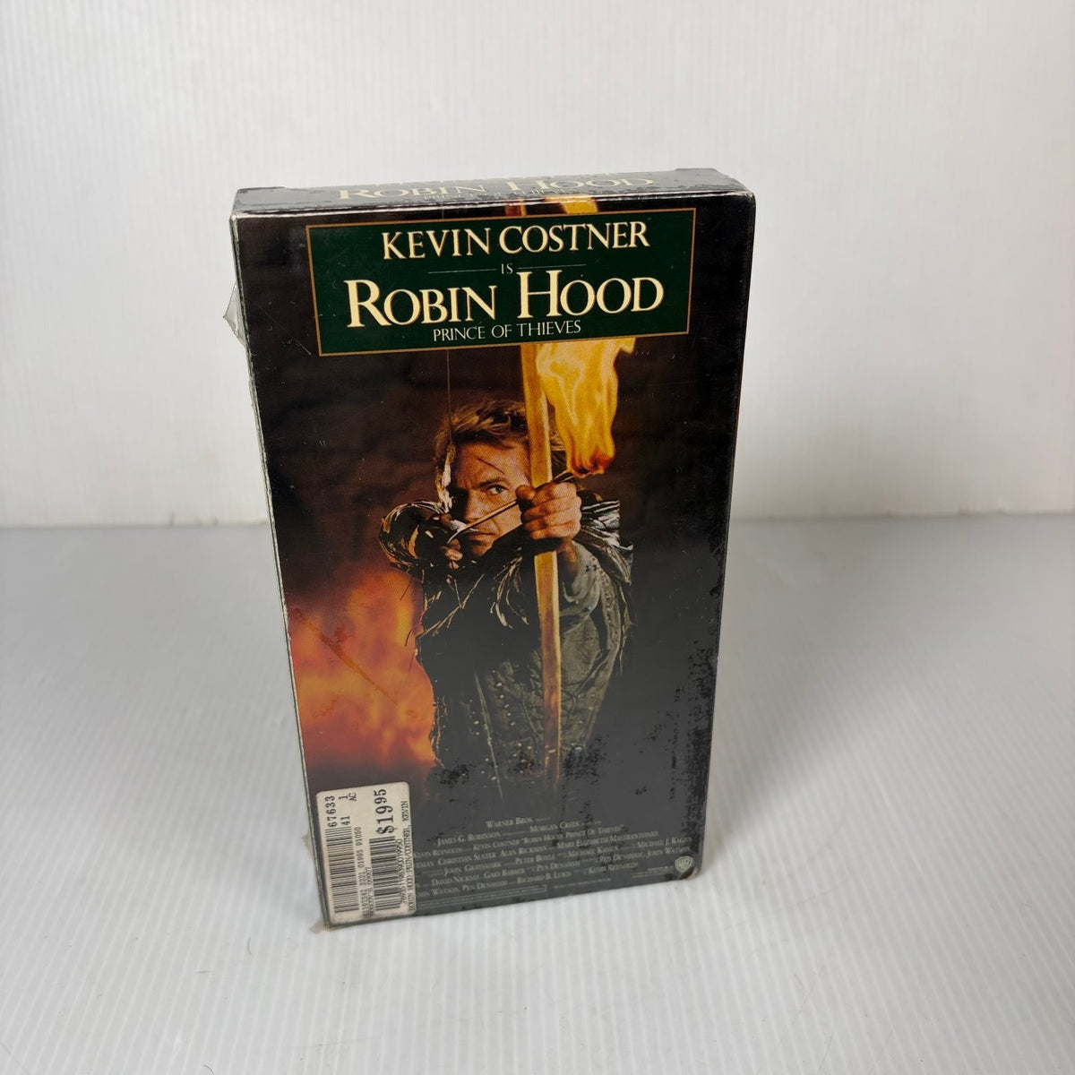 Robin Hood Prince of Thieves VHS 1991 Adventure Kevin Costner Sealed