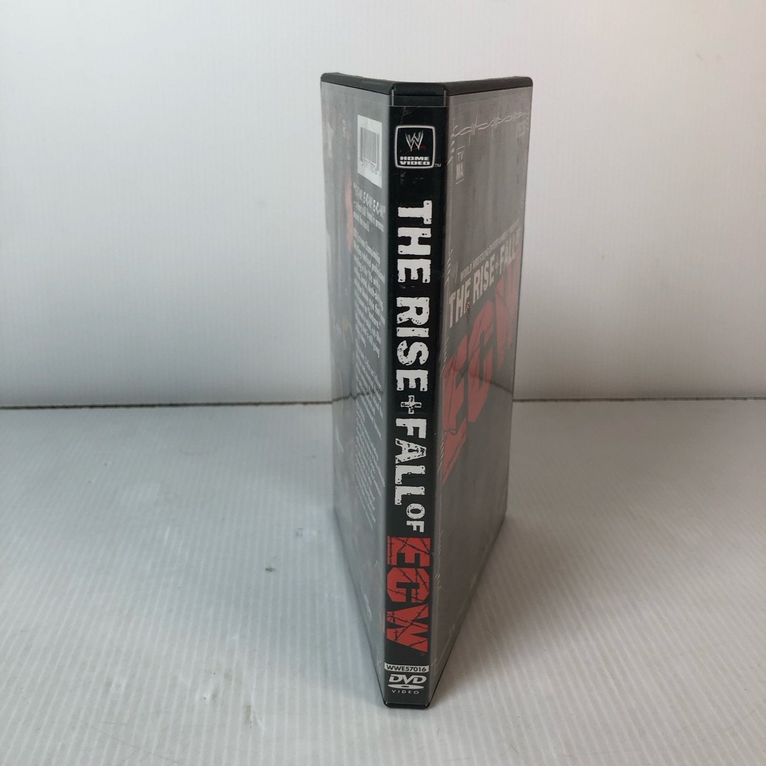 The Rise + Fall of ECW DVD 2004 2-Disc Set WWE Wrestling Taz RVD Tommy Dreamer