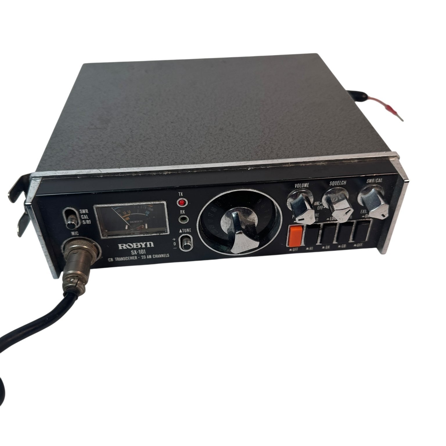 Vintage Robyn SX-101 CB Radio 23 Channels Mobile Transceiver AS IS Untested