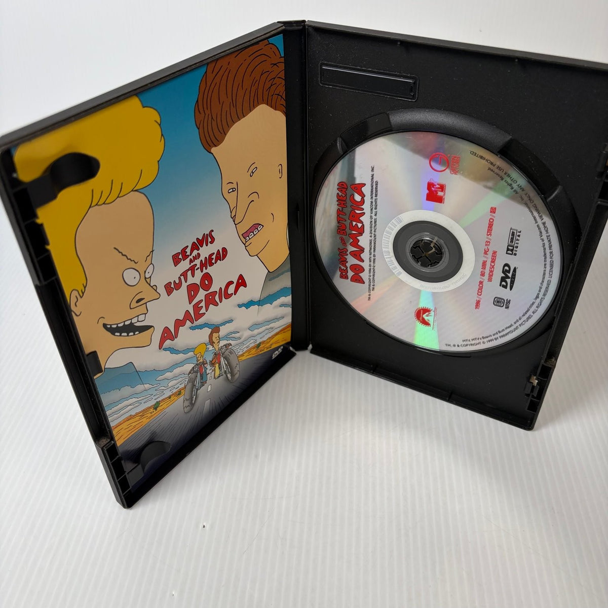 Beavis and Butt-Head Do America DVD 1996 Widescreen Mike Judge Animated
