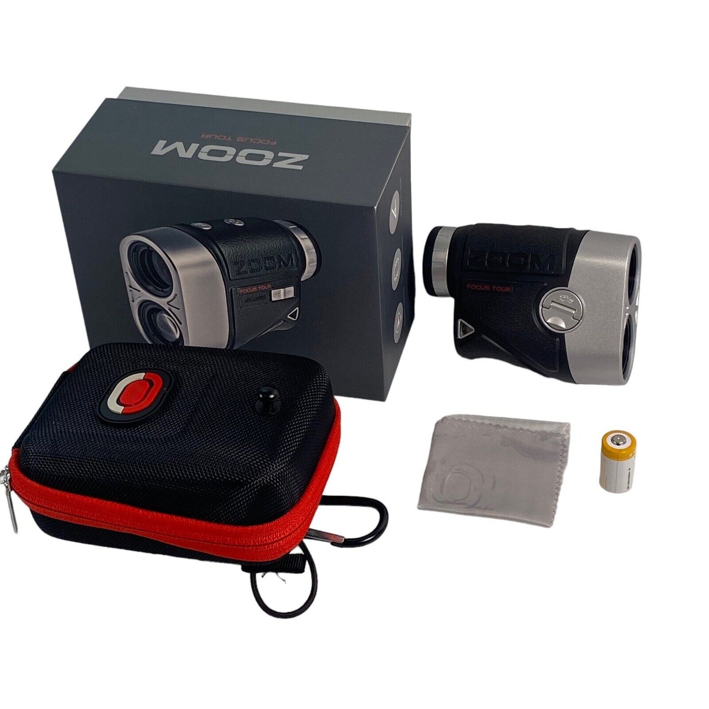 Zoom Focus Tour 20PD10 Golf Laser Rangefinder w/ Flag Scan Mode For Golf Range