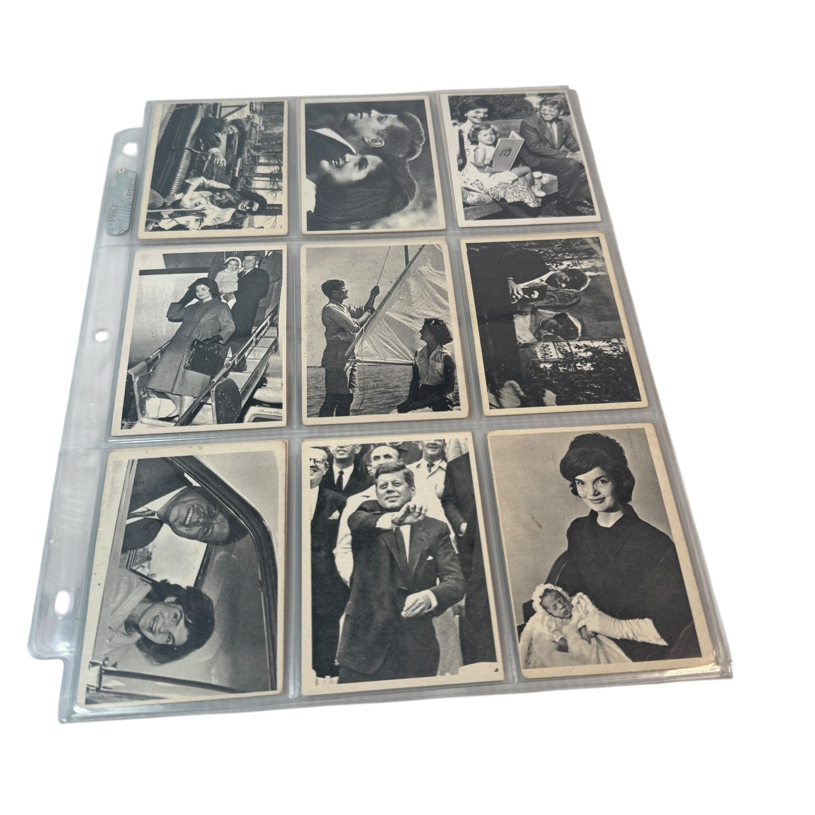 1964 The Story of John F. Kennedy JFK Topps Trading Cards Set of 77 Cards