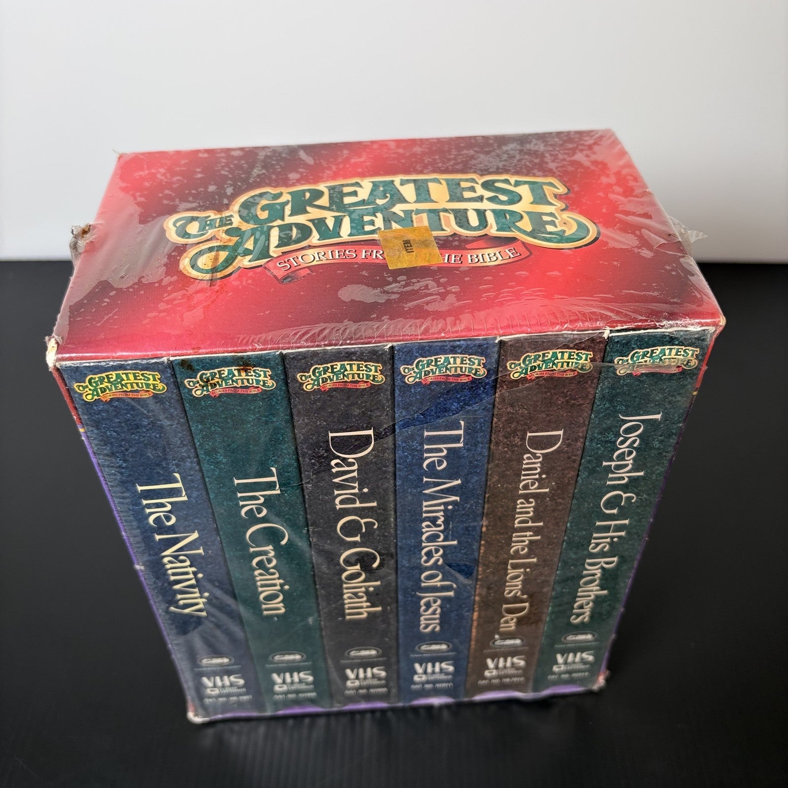 The Greatest Adventure Stories From The Bible VHS Box Set 6 Tapes Factory Sealed