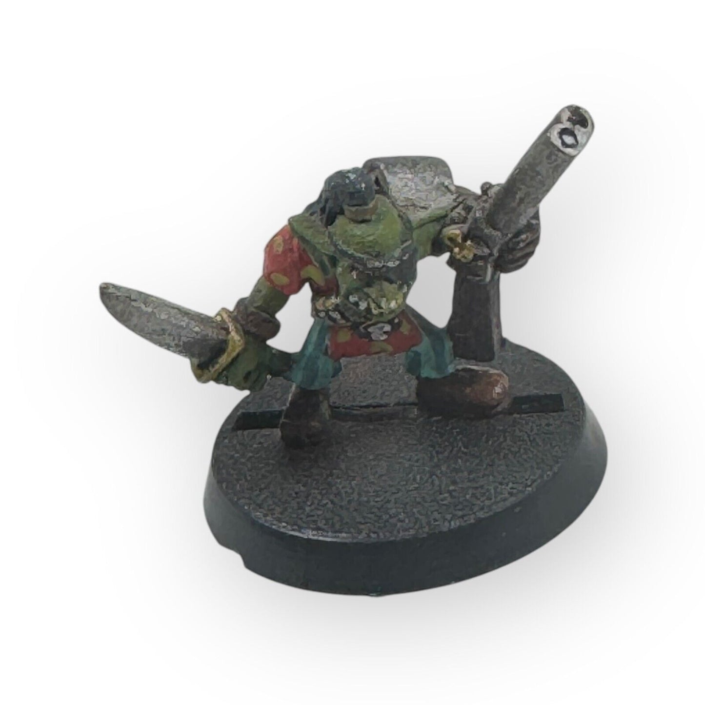 Rogue Trader Freebooter Gretchin Armed with a Knife and Sawn Off Shotgun Painted