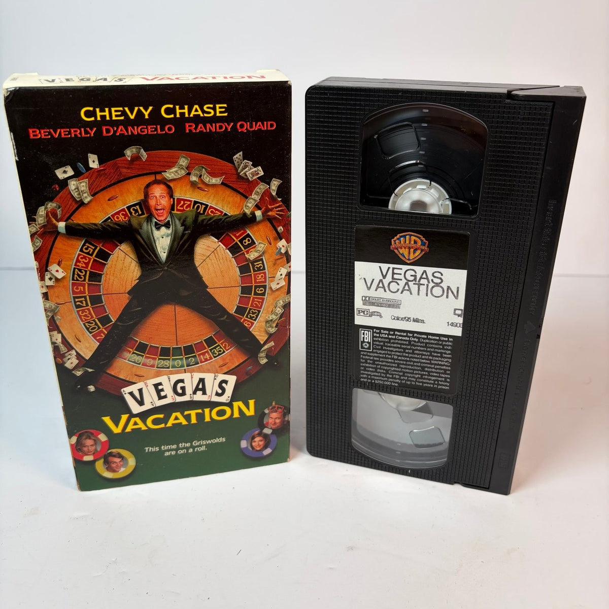 Vegas Vacation VHS 1997 Comedy Chevy Chase Beverly D'Angelo Randy Quaid Warner