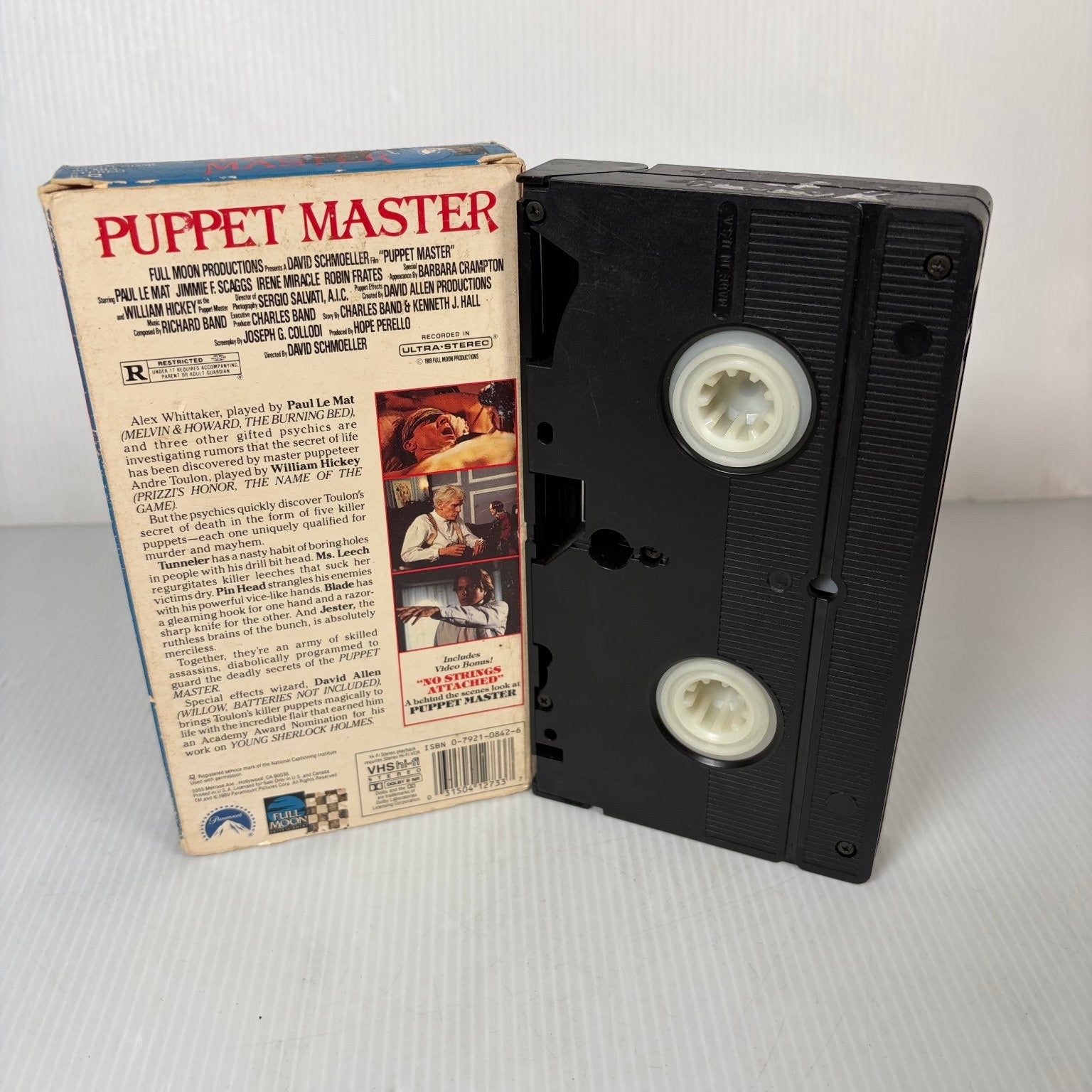 Puppet Master VHS 1989 Horror Full Moon Paramount Home Video Trailer