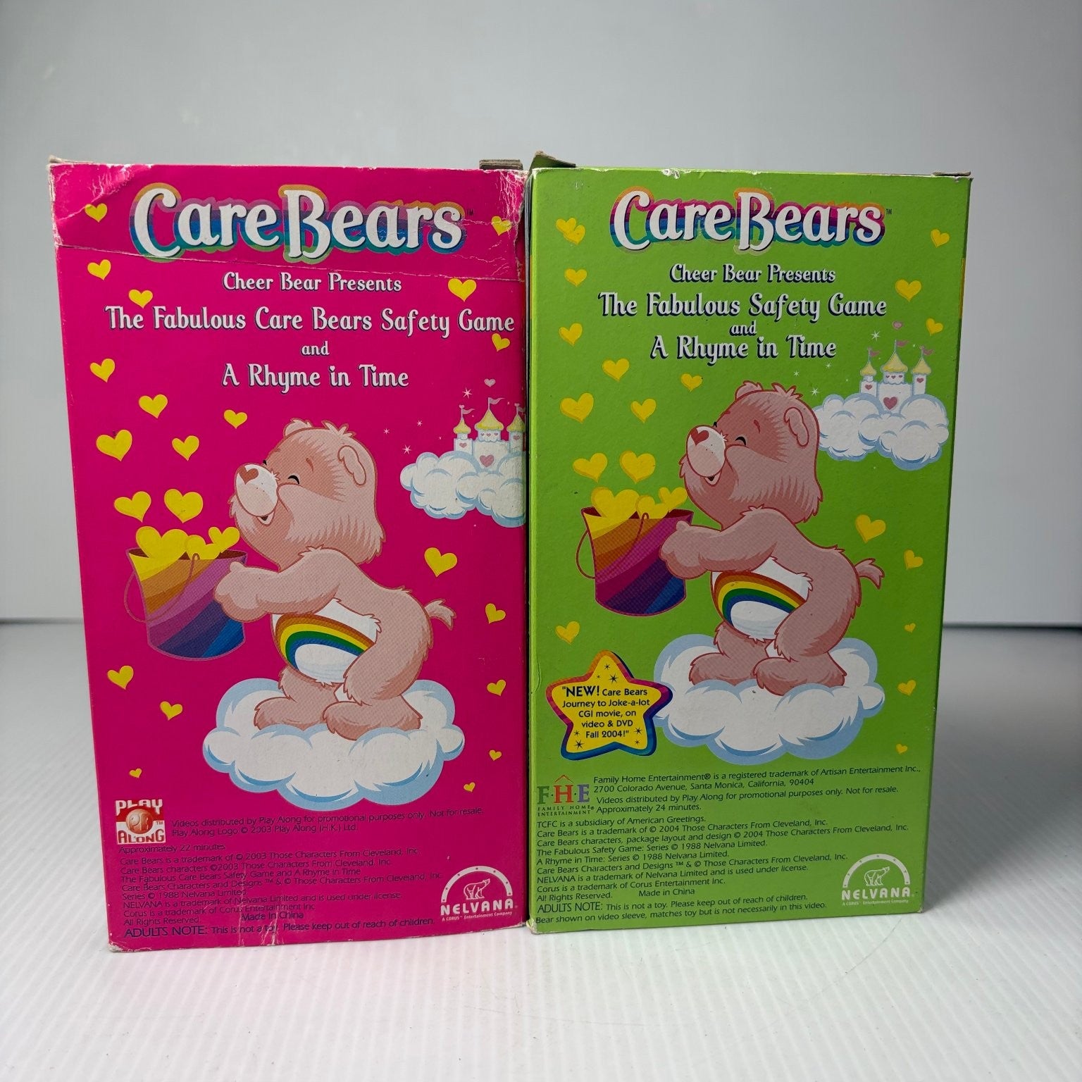 Fabulous Care Bears Safety Game VHS 2004 Kids Animated Cartoon Promo Nelvana