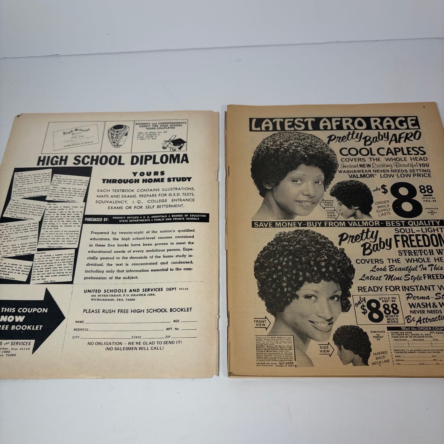 Soul Teen Magazine November 1974 The Stylistics Michael Jackson Etta James