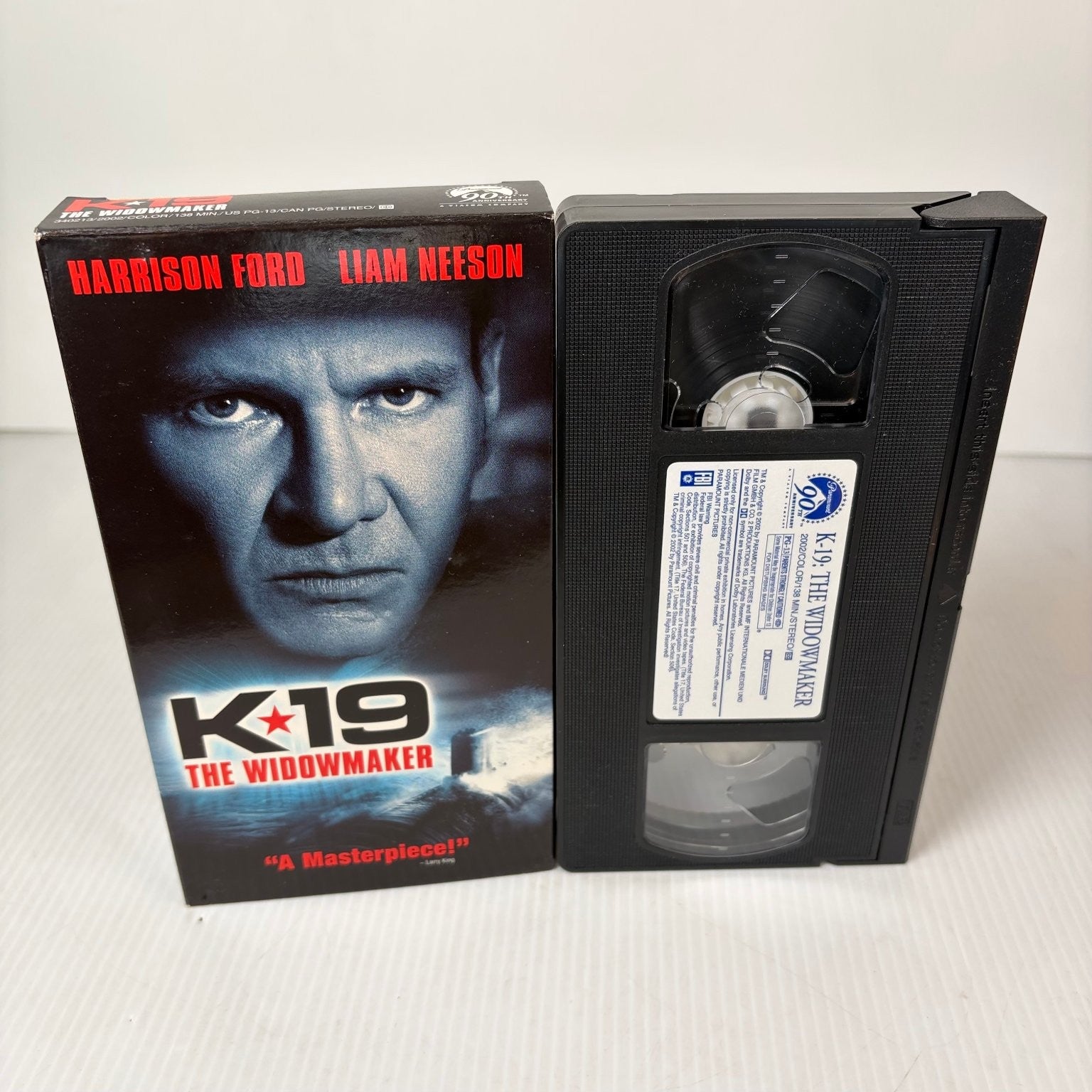 K-19 The Widowmaker VHS 2002 Action Thriller Harrison Ford Paramount