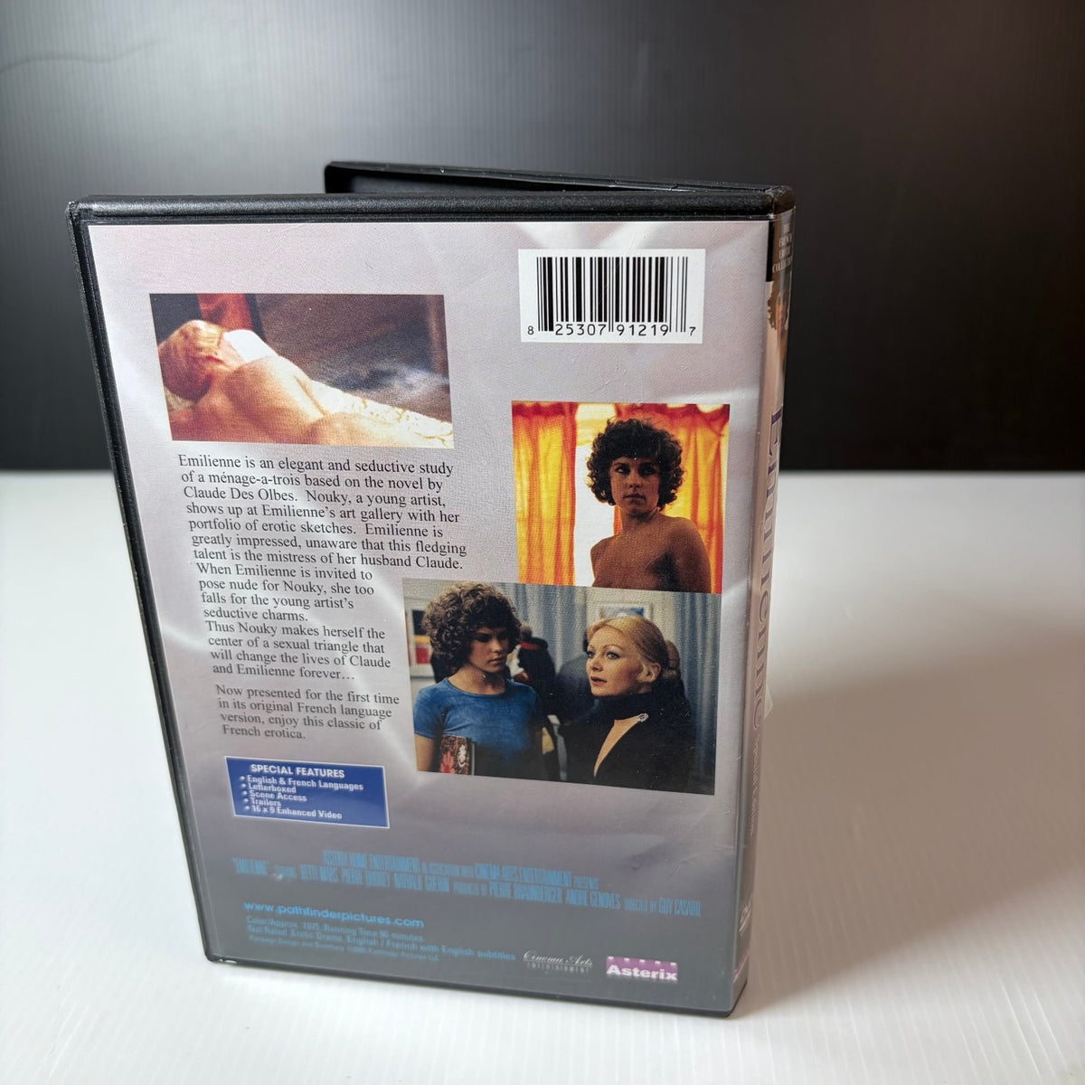 Emilienne DVD 1975 NTSC US Release Betty Mars Pierre Oudry Guy Casaril French