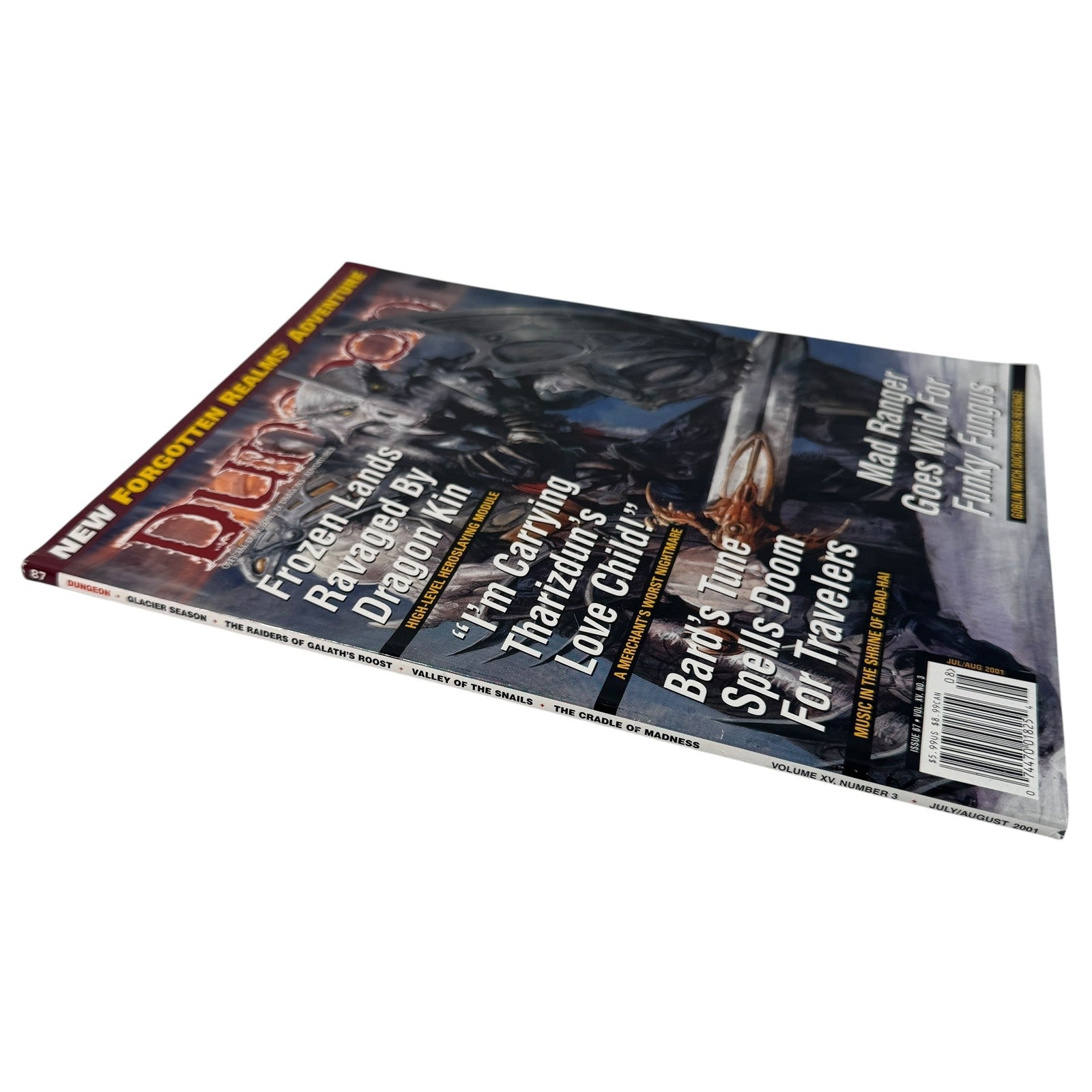 Vintage Dungeon Magazine 87 July Aug 2001 Dungeons & Dragons Forgotten Realms D&