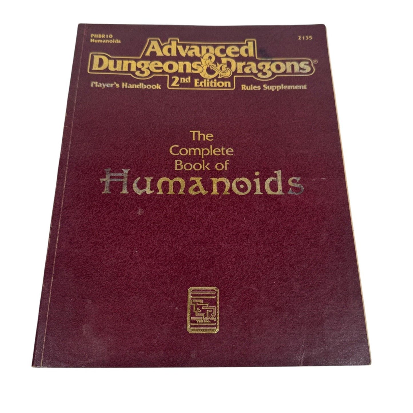 THE COMPLETE BOOK OF HUMANOIDS Advanced Dungeons & Dragons 2nd ed 2135 VTG RPG