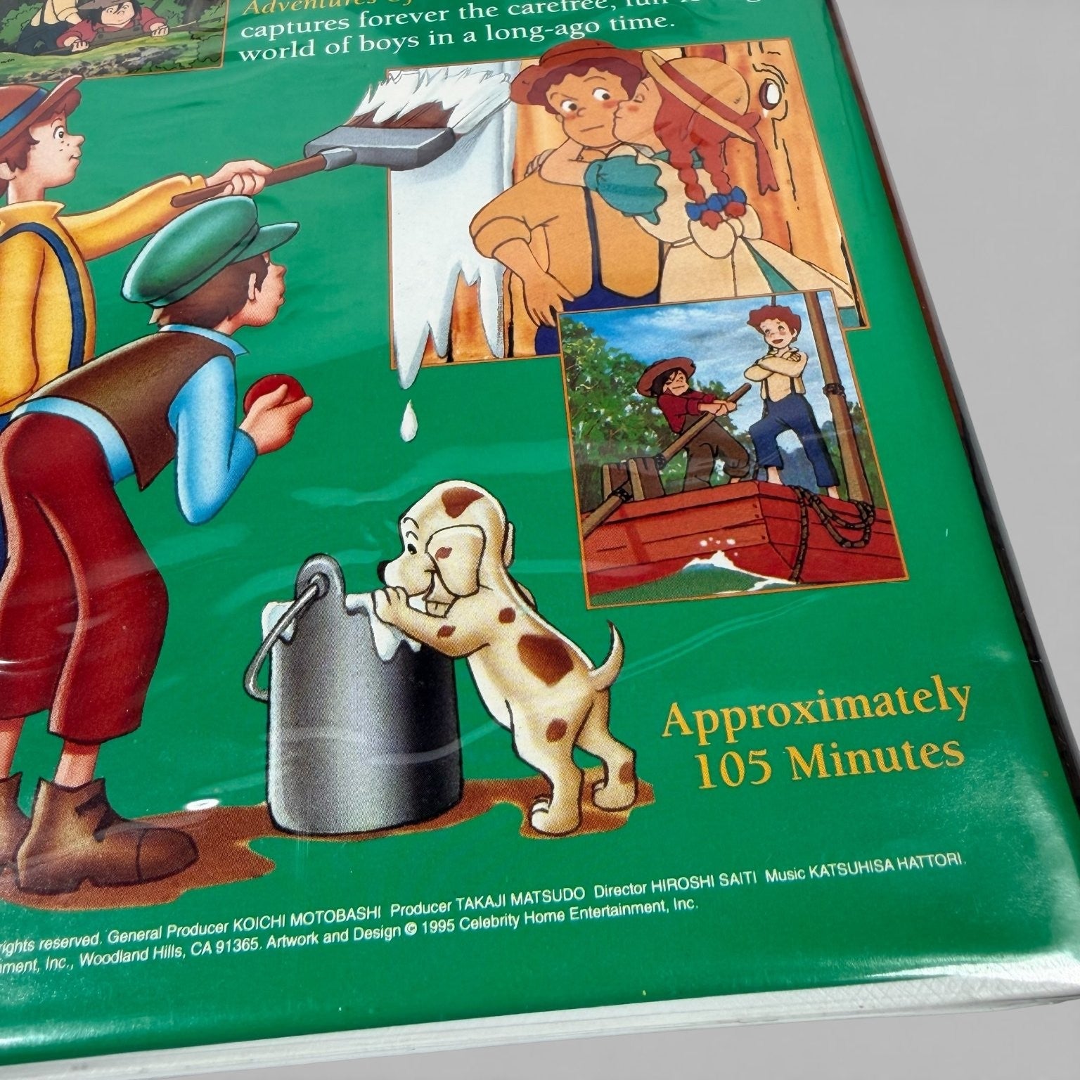 The Adventures of Tom and Huck VHS 1995 Rare Anime Takaji Matsudo Hiroshi Saiti