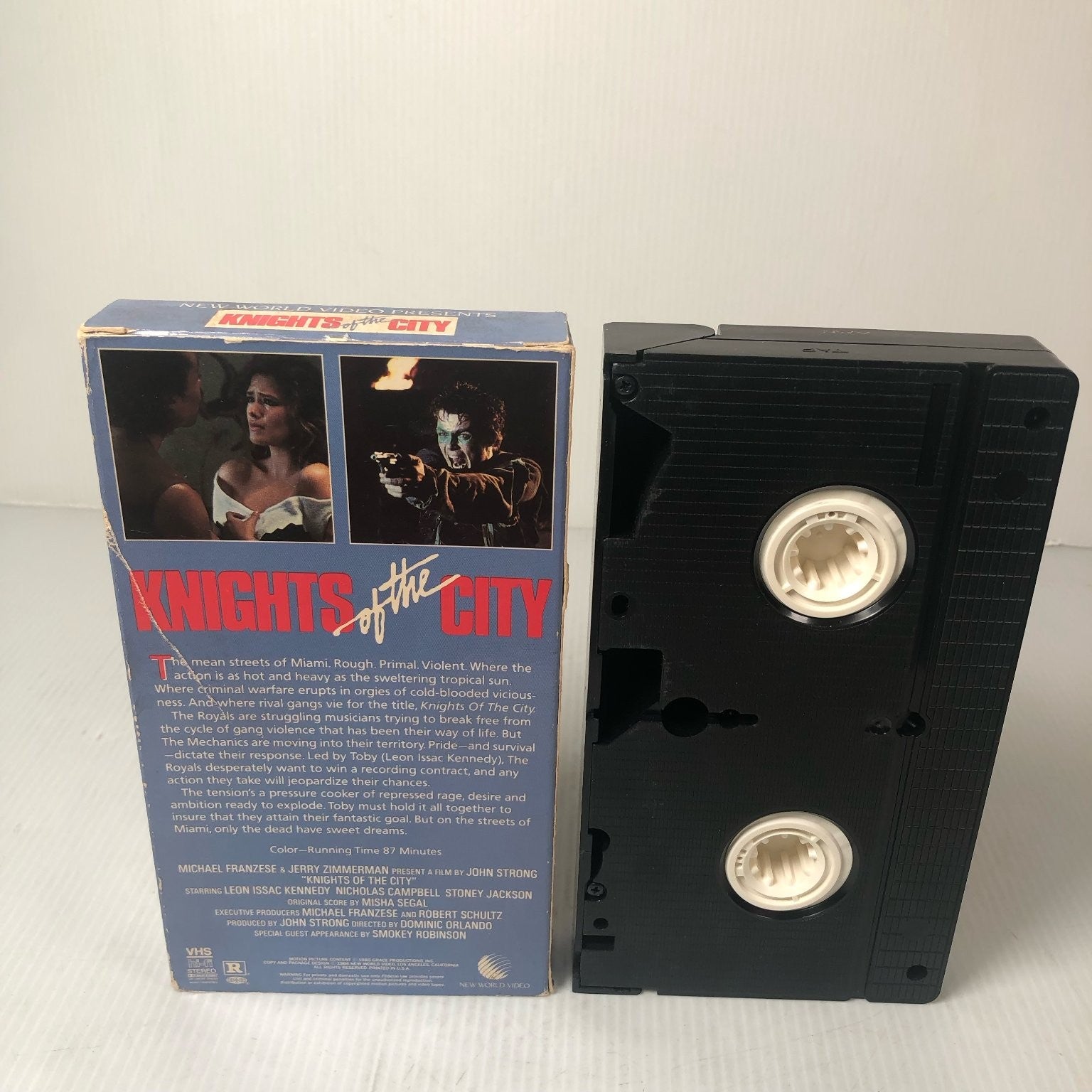 Knights of the City VHS 1986 Action Crime New World Video