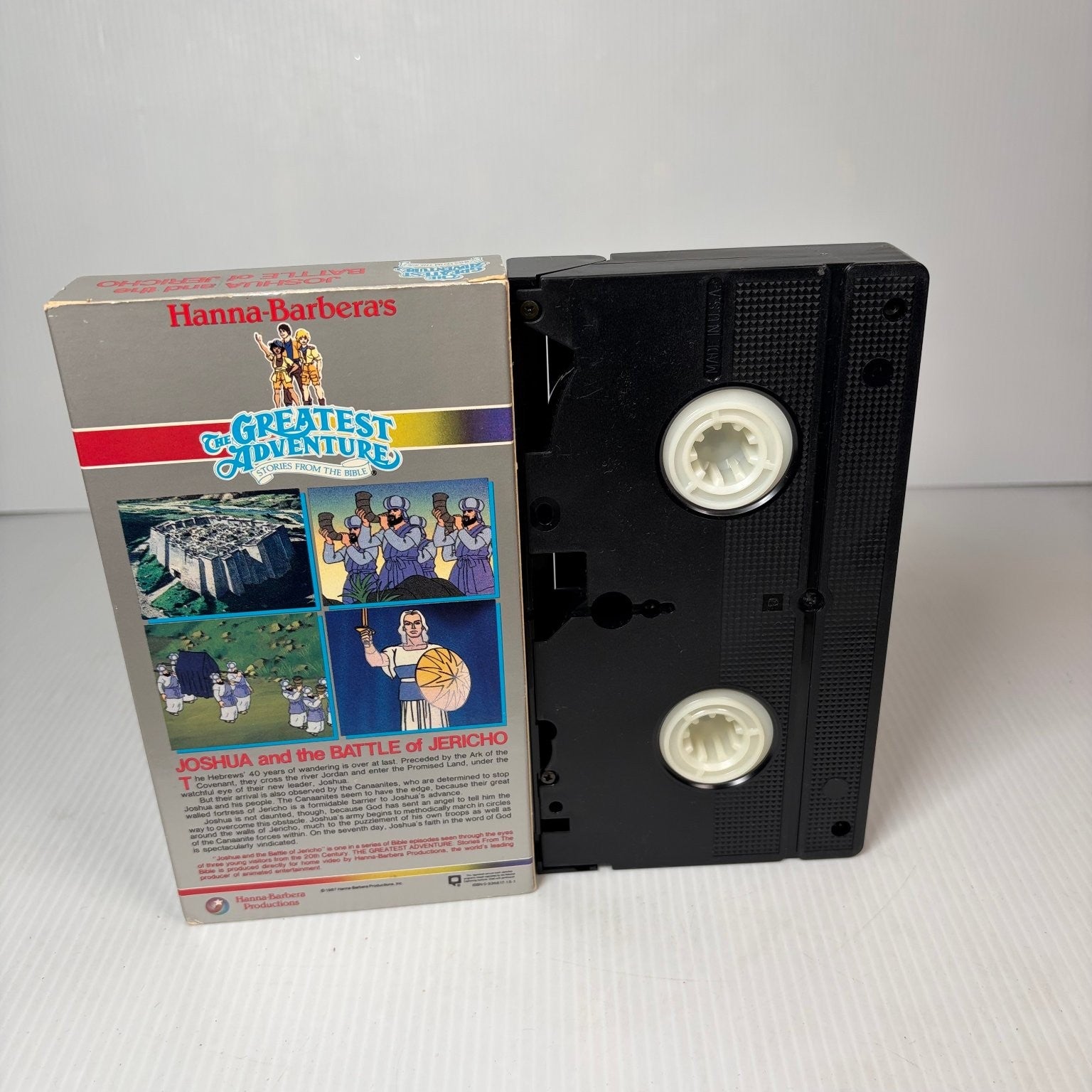 Joshua & the Battle of Jericho VHS 1986 Animation Religious Family Hanna-Barbera