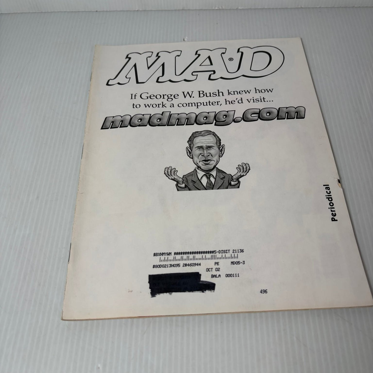 MAD Magazine May 2001 #405 Survivor George W Bush Alfred E Neuman Humor