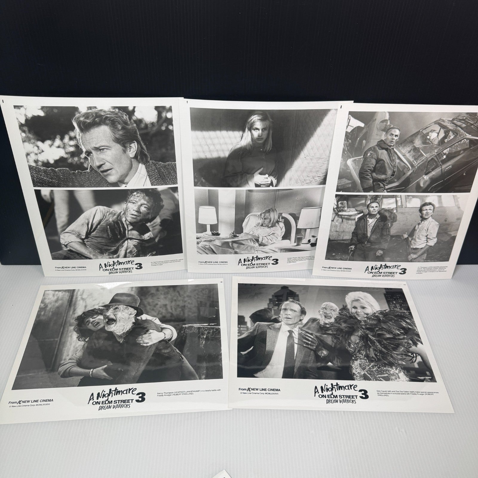 Vintage Lot of 9 A Nightmare on Elm Street 3 Dream Warriors 8x10 Stills Freddy