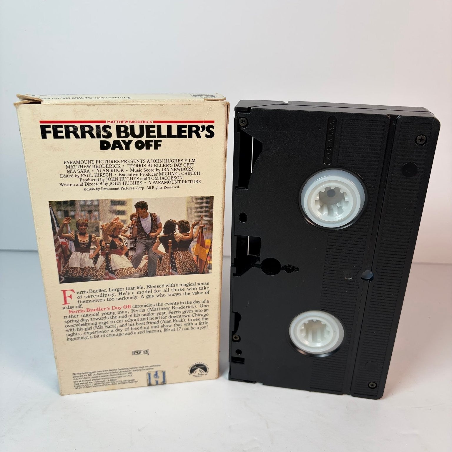 Ferris Bueller's Day Off VHS 1986 Comedy Matthew Broderick Paramount
