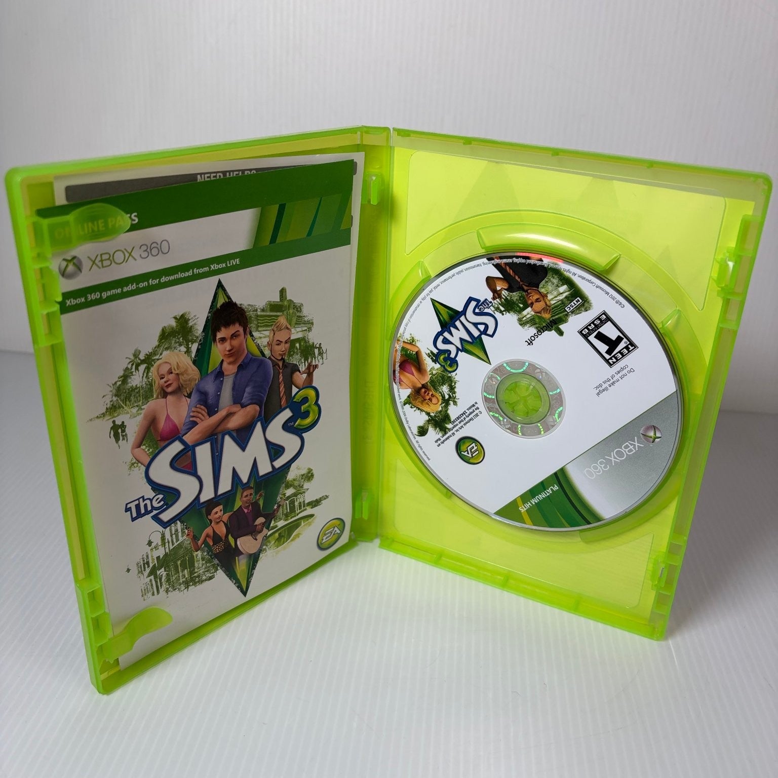 The Sims 3 Platinum Hits Xbox 360 Video Game Life Simulation Multiplayer