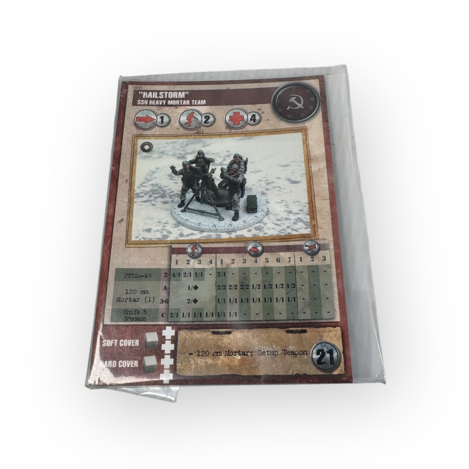 Dust Tactics SSU Heavy Weapons Teams Hailstorm / Red Lightning Set (No Box)