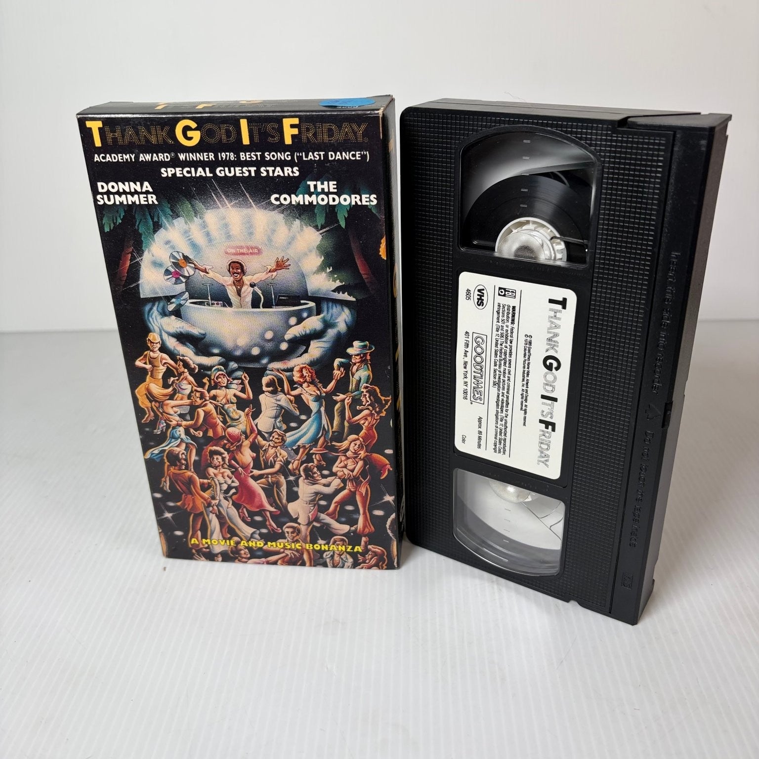 Thank God It's Friday VHS 1978 Disco Musical Donna Summer Columbia Home Video