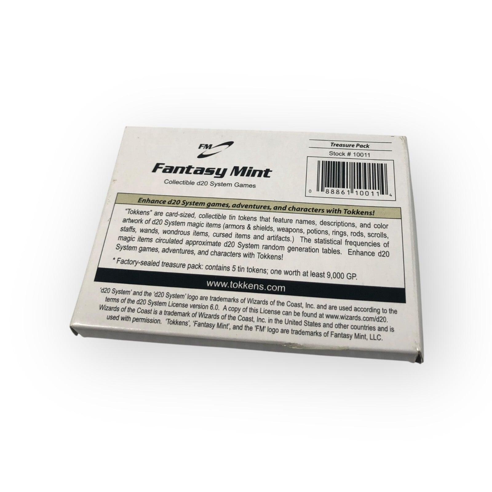 Tokkens Treasure Pack d20 Magic Items 1st Ed. Vol. 1 for D&D 3rd Edition