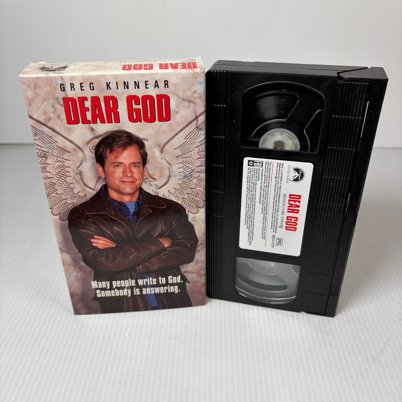 Dear God VHS 1997 Comedy Greg Kinnear Laurie Metcalf Paramount PG