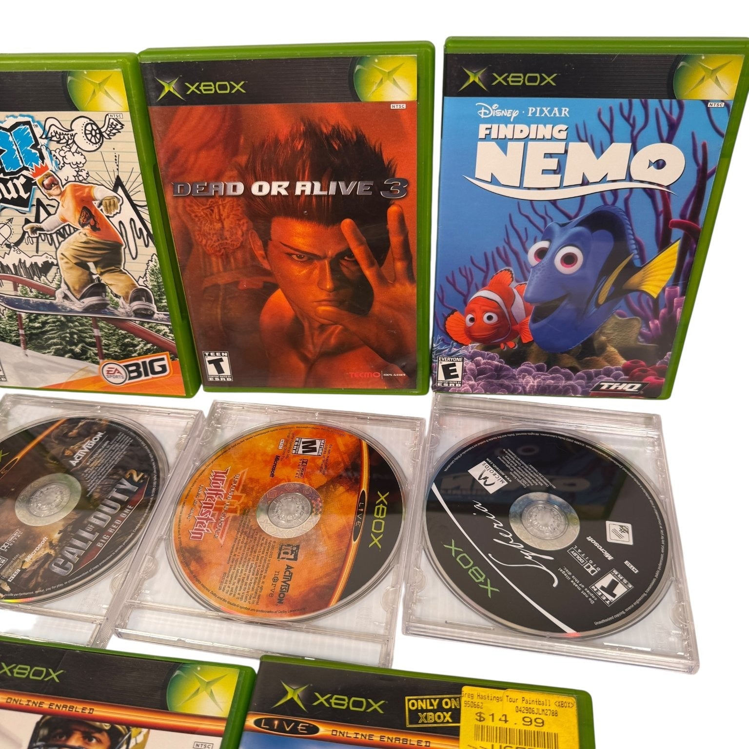 Huge Lot of 11 Xbox Games Morrowind, SSX, Syberia, Wolfenstein & More