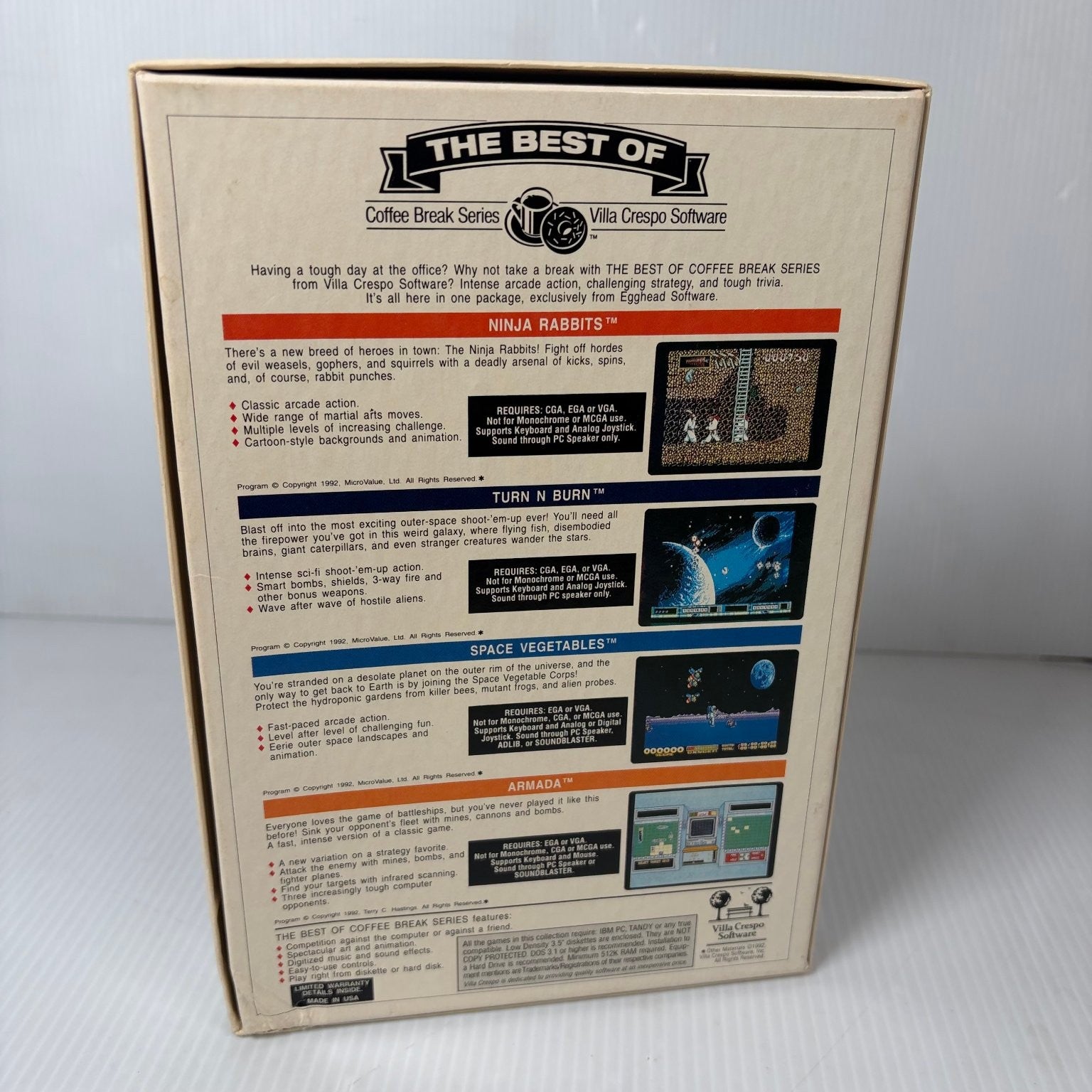 The Best of Coffee Break Series Big Box PC Ninja Rabbits Space Vegetables Armada