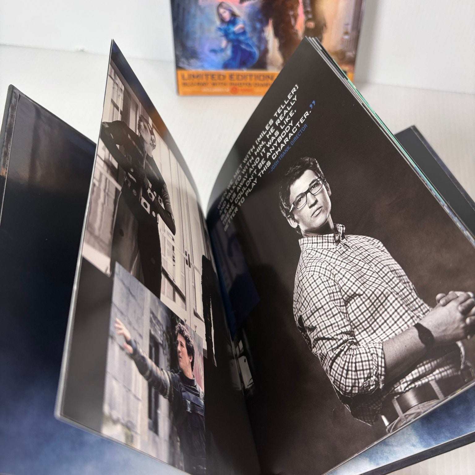 Fantastic Four Blu-ray 2015 Limited Edition Photo Diary Miles Teller Marvel