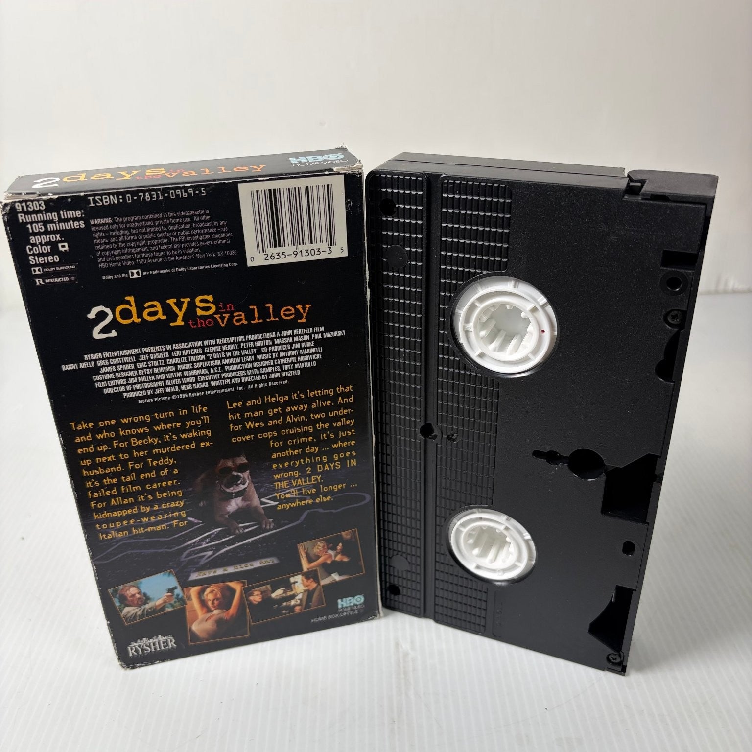 2 Days in the Valley VHS 1996 Crime Thriller HBO Home Video