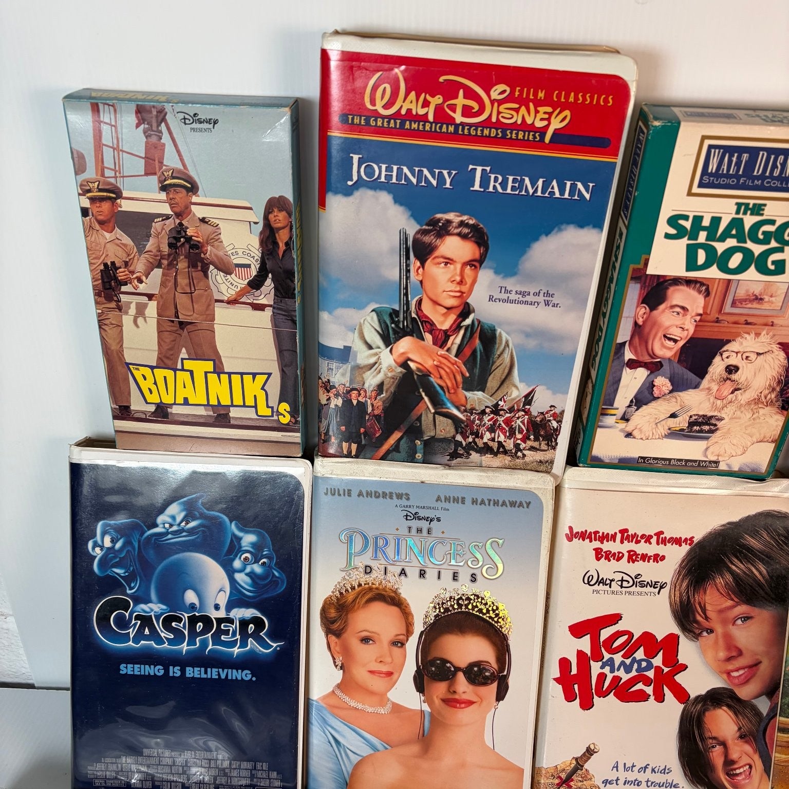 Disney VHS Lot of 21 Casper Mary Poppins Princess Diaries Jumanji & More