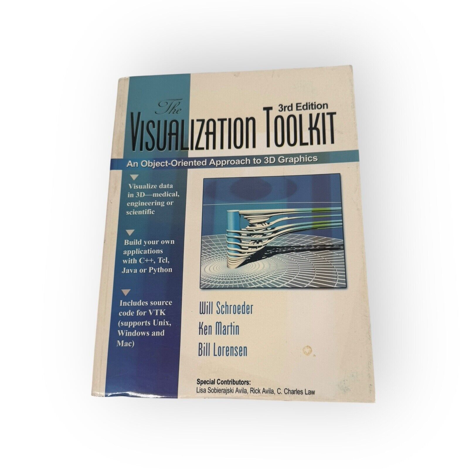 THE VISUALIZATION TOOLKIT, 3rd EDITION By Will Schroeder & Ken Martin With Disc