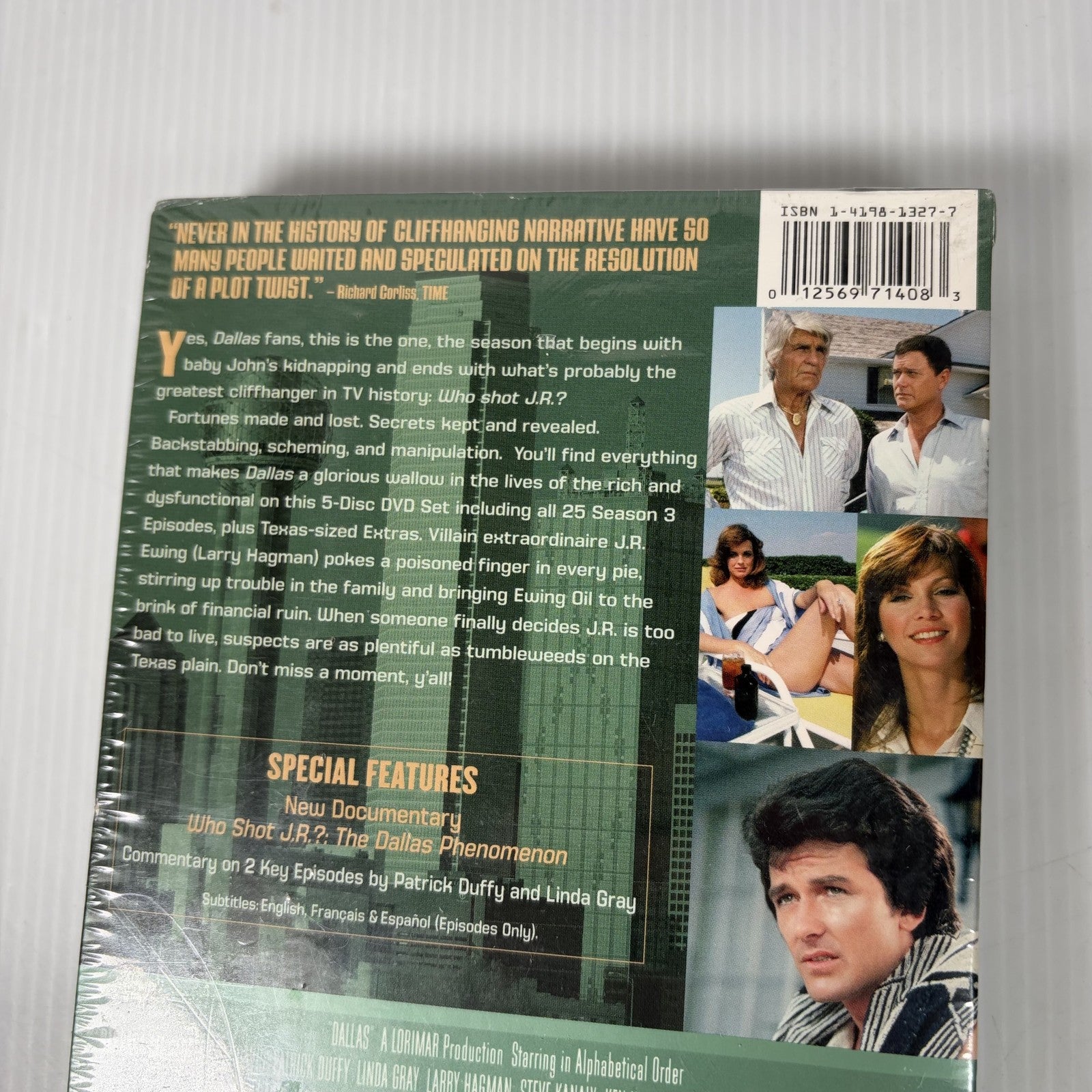 Dallas: The Complete Third Season (DVD, 5-Disc Box Set) New Sealed TV Series