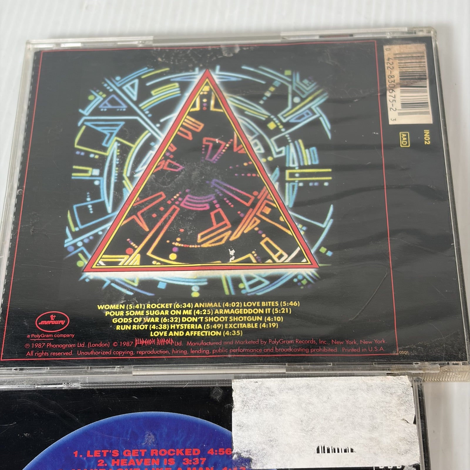 Def Leppard CD Lot: Adrenalize, Hysteria, Retro Active, High 'n' Dry - 4 Albums
