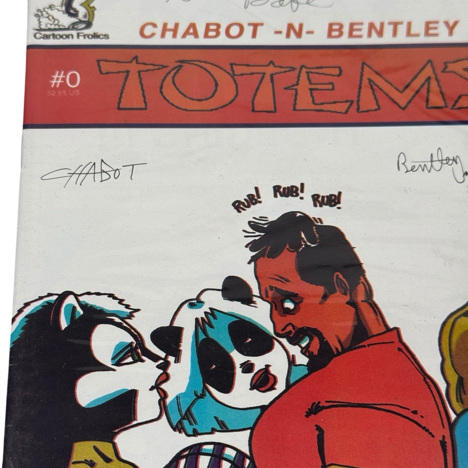 Totems #0 1996 Cartoon Frolics Chabot (SpongeBob Artist) and Bentley Signed Rare