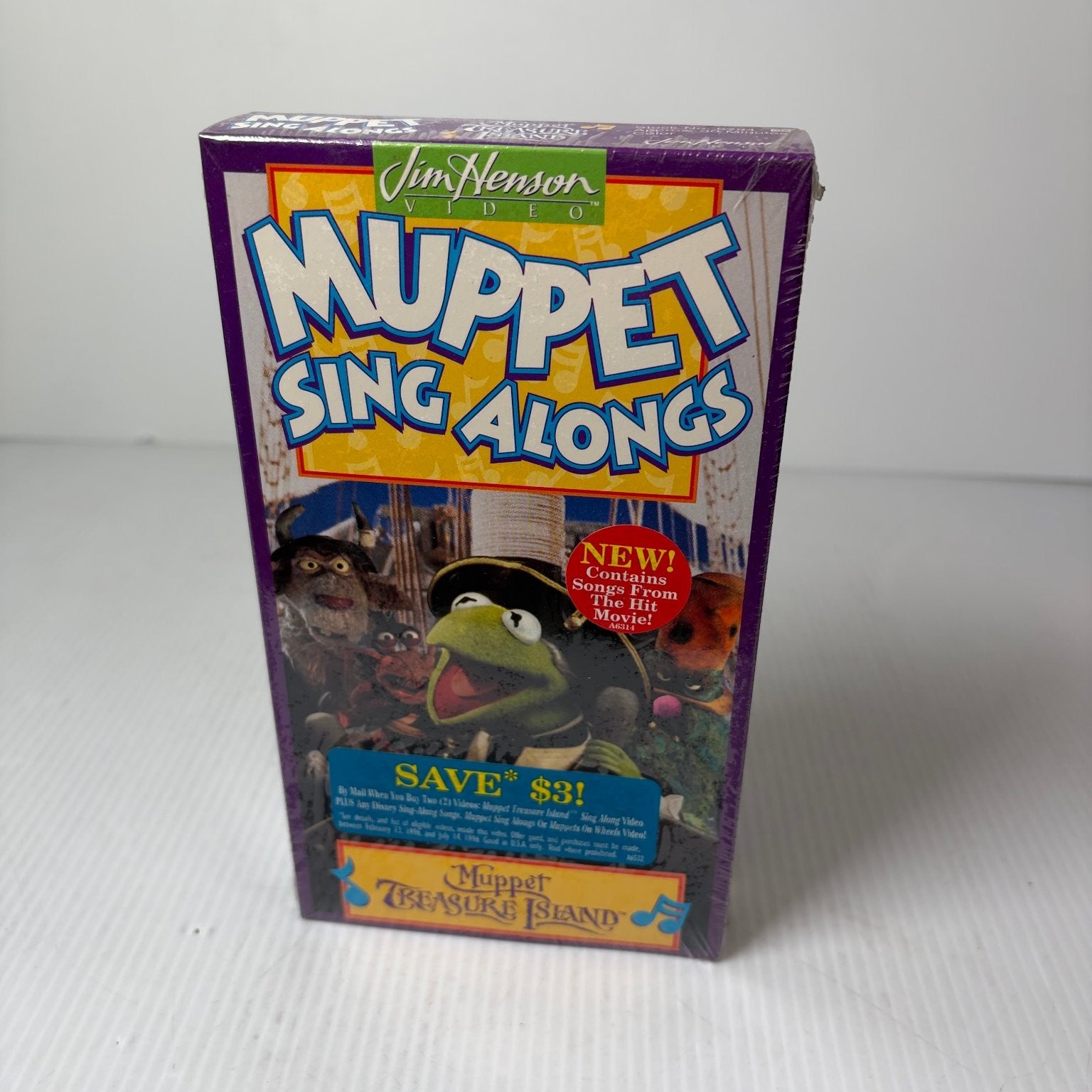 Muppet Sing Alongs VHS 1996 Musical Jim Henson Video Sealed NEW