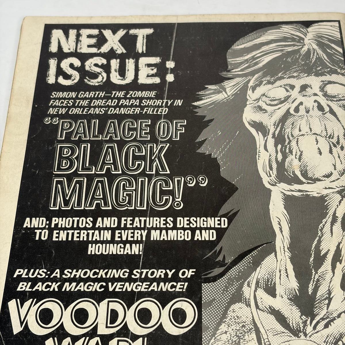 Tales of the Zombie Magazine #4 March 1974 James Bond Boris Vallejo Cover Horror