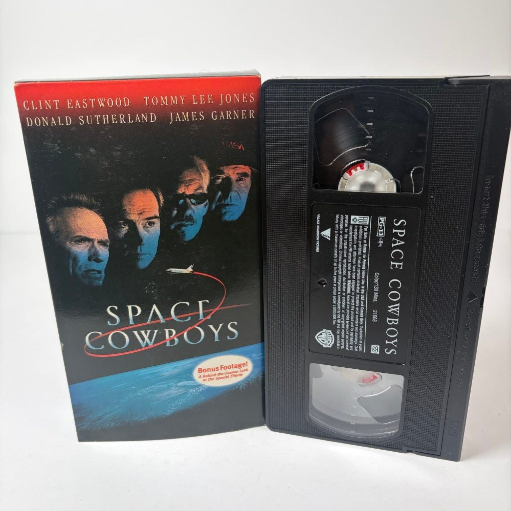 Space Cowboys VHS Clint Eastwood Tommy Lee Jones Warner Bros 2000 PG-13