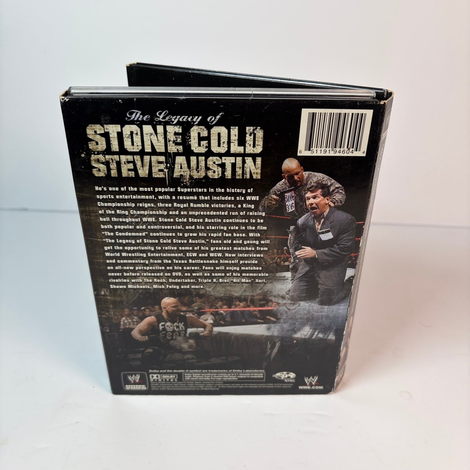 The Legacy of Stone Cold Steve Austin DVD 2008 Collector's Edition WWE