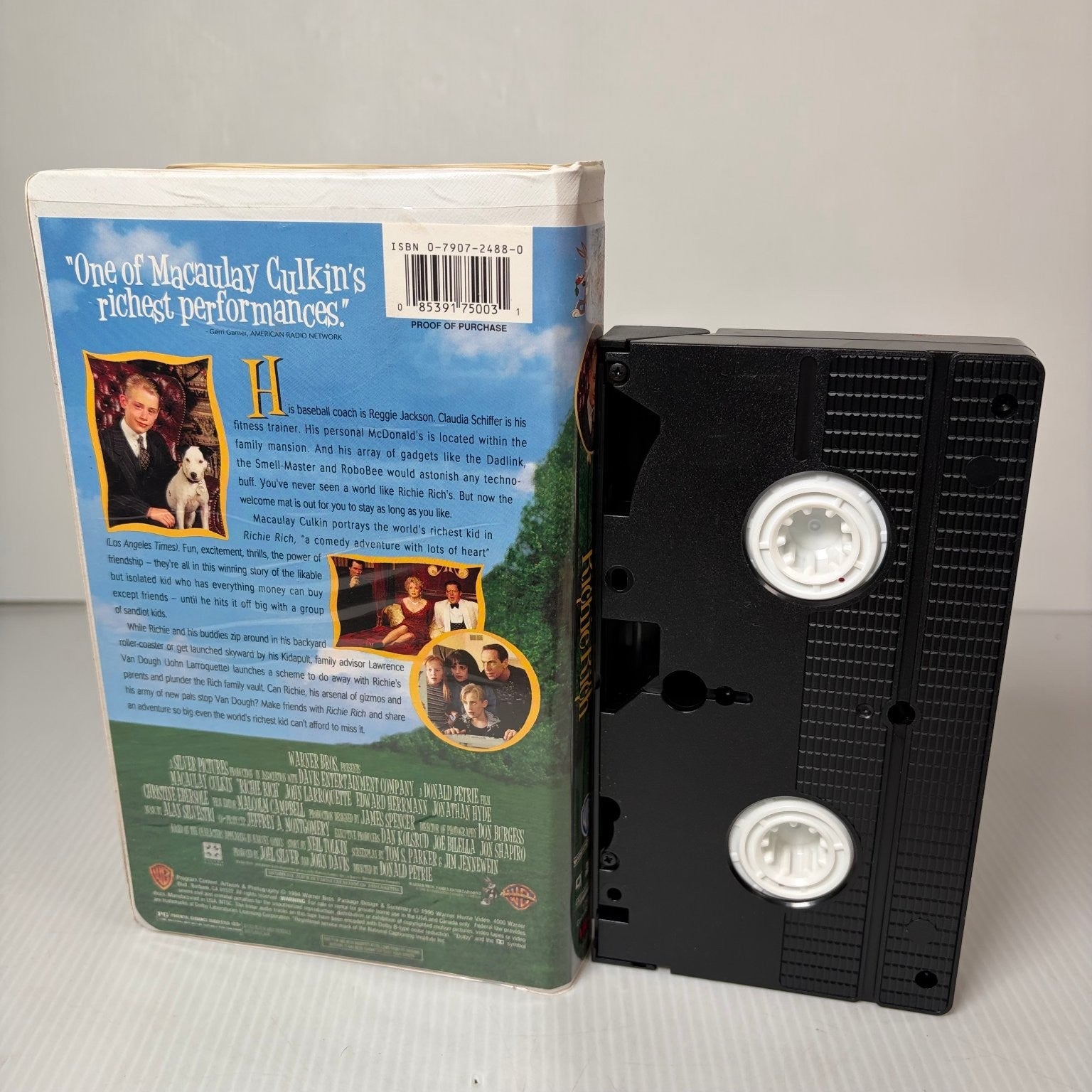 Richie Rich VHS 1994 Family Comedy Macaulay Culkin Warner Bros. Inserts