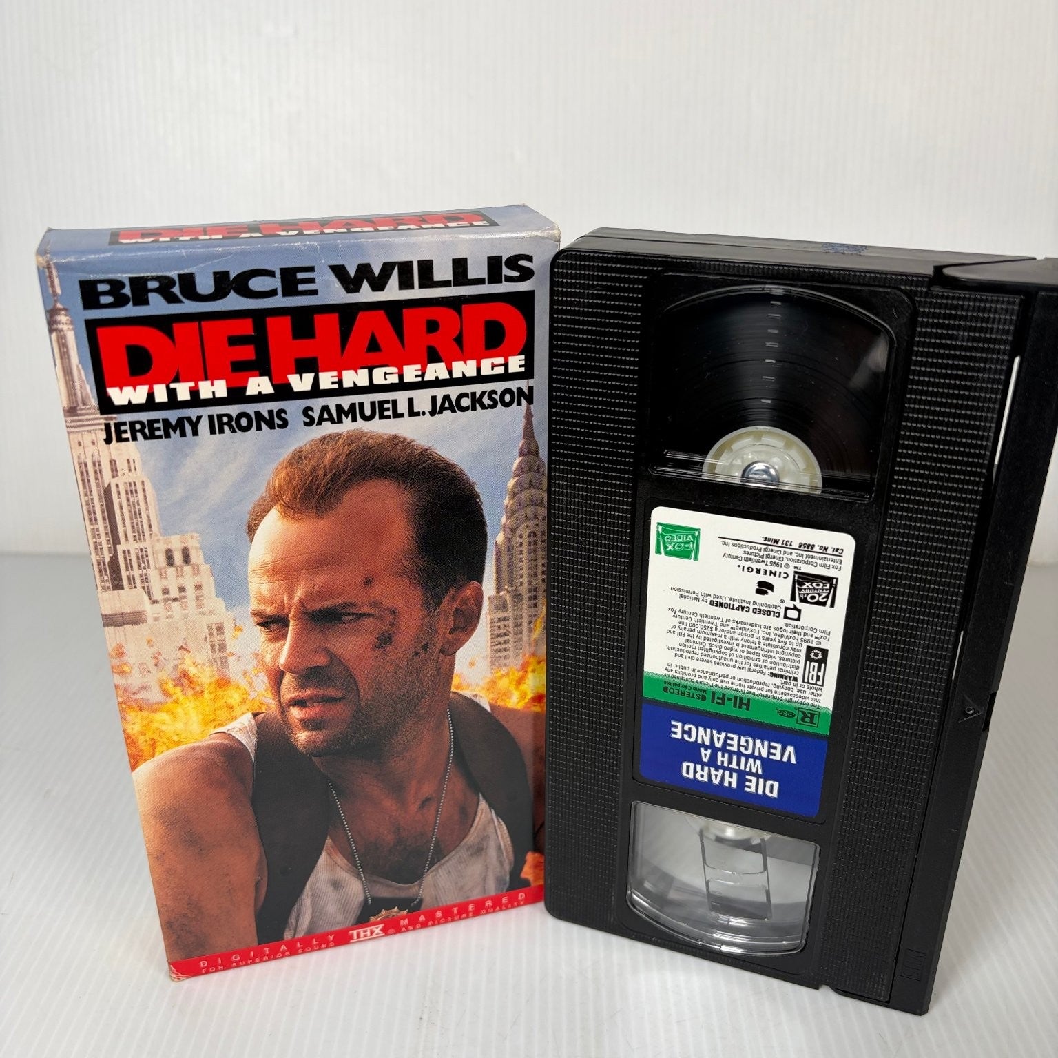Die Hard With a Vengeance VHS 1995 Action Thriller THX Digitally Mastered Fox